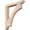 Ekena Millwork Westlake Slat Smooth Bracket w/ Offset Brace, Douglas Fir, 5 1/2"W x 34"D x 38"H BKT0604X34X38WTL06SDF - alternate 1